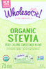 Wholesome Sweeteners: Organic Stevia 75 Packets, 2.65 Oz