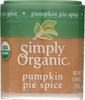Simply Organic: Mini Pumpkin Pie Spice Organic, .46 Oz