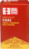 Equal Exchange: Tea Chai Black Organic, 20 Bg