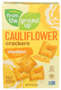 From The Ground Up: Cheddar Cauliflower Crackers, 4 Oz