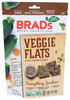 Brads Plant Based: Veggie Flats Everything Zucchini, 3 Oz