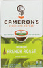 Camerons Coffee: French Roast Coffee Organic 12 Packets, 4.33 Oz