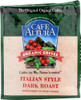 Cafe Altura: Organic Dark Roast Whole Bean Coffee Italian Style, 1.25 Lb