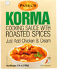 Patel: Spice Korma Cooking With Roasted Spicy, 3.53 Oz