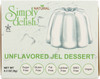 Simply Delish: Jel Dessert Unflavored, 0.3 Oz