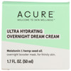 Acure: Cream Hydrating Overnight, 1.7 Fo