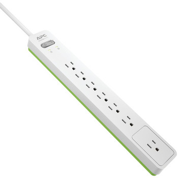 7-Outlet SurgeArrest(R) Surge Protector, 6ft Cord (White)