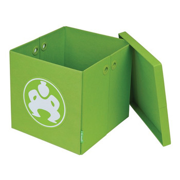 14-Inch Folding Furniture Cube (Green)