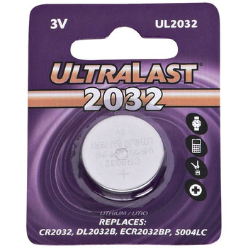 UL2032 CR2032 Lithium Coin Cell Battery
