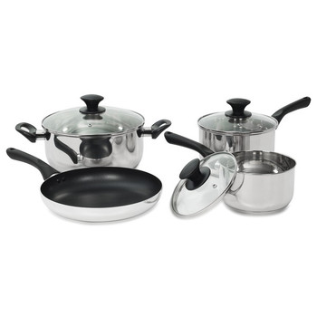 7-Piece Stainless Steel Cookware Set