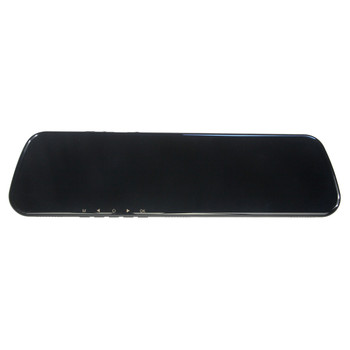 2.4-Inch 720p HD Rearview Mirror Monitor with Built-in DVR and 1080p Front-Facing Camera