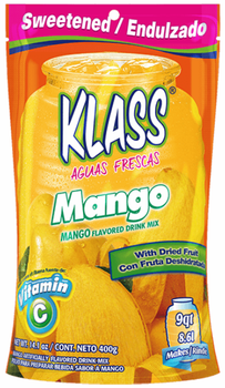 Klass: Beverage Mix Mango Sweetened, 14.1 Oz