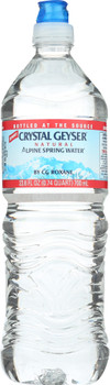 Crystal Geyser: Natural Alpine Spring Water Sport Cap, 700 Ml