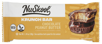 Nuskool: Chocolate Peanut Butter Krunch Bar, 1.34 Oz