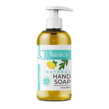 Brittanies Thyme: Lemon Sage Natural Hand Soap, 12 Oz