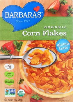 Barbaras: Organic Corn Flakes, 9 Oz