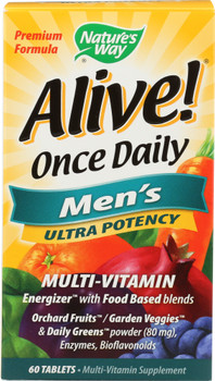 Nature's Way: Alive Once Daily Men's Multi-vitamin, 60 Tablets