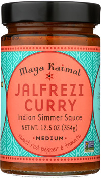 Maya Kaimal: Jalfrezi Curry Indian Simmer Sauce Medium, 12.5 Oz