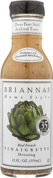 Briannas: Home Style Dressing Real French Vinaigrette, 12 Oz