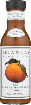 Briannas: Home Style Saucy Ginger Mandarin Dressing, 12 Oz