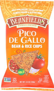 Beanfields: Bean & Rice Chips Pico De Gallo, 6 Oz