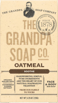 Grandpas: Soap Bar Oatmeal, 4.25 Oz