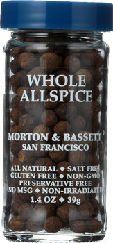 Morton & Bassett: All Natural Whole All Spice, 1.4 Oz