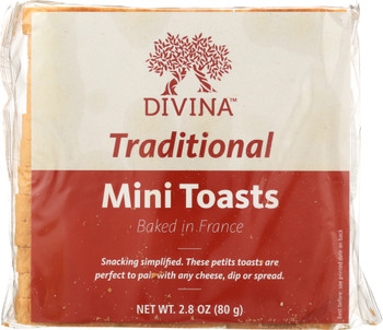 Divina: Mini Toasts, 2.82 Oz