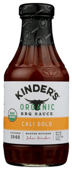 Kinders: Organic California Gold Bbq Sauce, 19.5