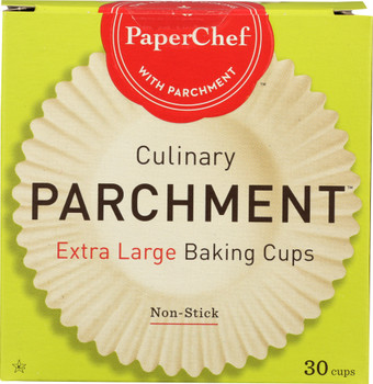 Paperchef: Culinary Parchment Extra Large Baking Cups, 30 Pc