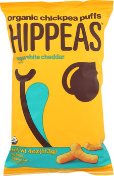 Hippeas: Chickpea Puffs White Cheddar, 4 Oz