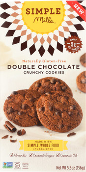 Simple Mills: Crunchy Double Chocolate Cookies, 5.5 Oz