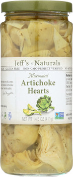 Jeffs Naturals: Marinated Artichoke Hearts, 14.5 Fl Oz
