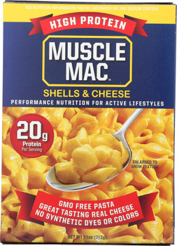 Muscle Mac: Shells And Cheese High Protein, 11 Oz