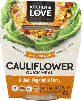 Cucina & Amore: Cauliflower Meal Indian Vegetable Curry, 7.9 Oz