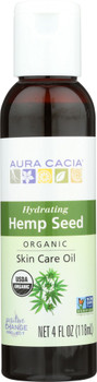 Aura Cacia: Organic Hemp Seed Oil, 4 Oz