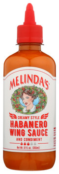 Melindas: Creamy Style Habanero Wing Sauce, 12 Oz