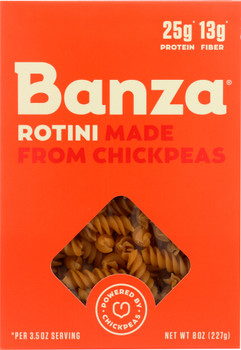 Banza: Rotini Chickpea Pasta, 8 Oz