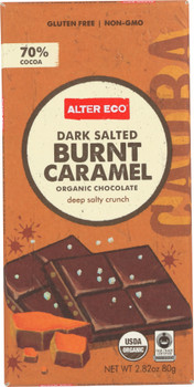 Alter Eco: Chocolate Bar Dark Salted Burnt Caramel, 2.82 Oz