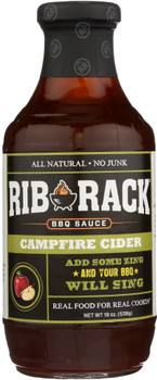 Rib Rack: Campfire Cider Bbq Sauce, 19 Oz