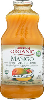 Lakewood Organic: Mango 100% Juice Blend, 32 Oz