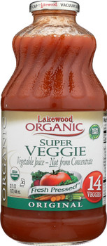 Lakewood: Organic Super Veggie Juice Blend Original, 32 Oz