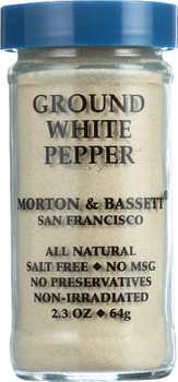 Morton & Bassett: Ground White Pepper, 2.3 Oz