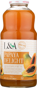 L & A Juice: Papaya Delight, 32 Oz