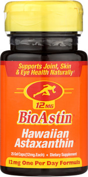 Nutrex: Bioastin Hawaiian Astaxanthin Dietary Supplement Nature's Strongest Antioxidant, 25 Sg