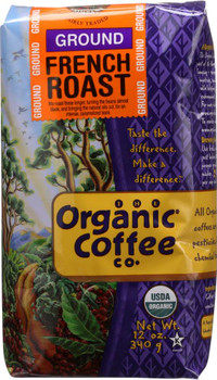 Organic Coffee Co.: Ground Coffee French Roast, 12 Oz