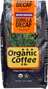 Organic Coffee Co.: Ground Coffee Gorilla Decaf, 12 Oz