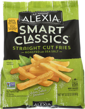 Alexia: Roasted Straight Cut Fries With Sea Salt, 32 Oz