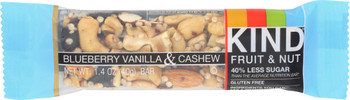 Kind: Fruit And Nut Blueberry Vanilla And Cashew Bar, 1.4 Oz