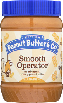 Peanut Butter & Co: Smooth Operator Creamy Peanut Butter, 16 Oz